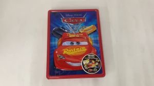 DISNEY CARS 3 HAPPY TIN (Gift Set) 3 Books with Activities Stickers & Pens for Children