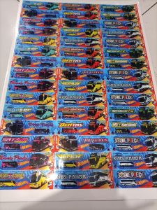 new sticker bus hotwheels anti air 45 kotak/ sticker bus mania viral model hotwheels/ sticker bus basuri artis viral