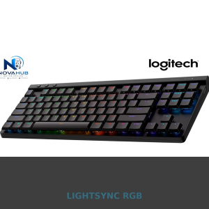 Logitech G515 LIGHTSPEED TKL Wireless Gaming Keyboard Tactile Brown Mechanical Switches - Black