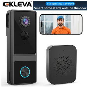 EKLEVA TUYA Smart 2.4G WIFI Video Doorbell 1080P Outdoor Security Protection Wireless infrared night vision Intercom Camera Ringing Bell