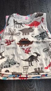 Áo thun sát nách bé trai bé gái 8-25kg