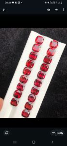 Beautiful garnet lot available for sale  Weight: 28.70 carat  19 Peices  Dimension: 7mm Price:100 MYR per carat