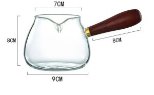 Thick Side Handle Heat Resistant Fairness Cup Tea Strainer Set