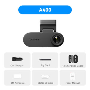 Pictrey A400 4K Dash Camera with WiFi ADAS Night Vision 1.9 IPS Screen Support 24H Parking Monitor
