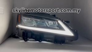 Lexus GS250 GS350 Head Lamp Projector DRL Led Black 2012 2013 2014 2015