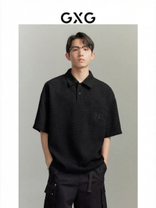 GXG | Multicolor Waffle Fabric Casual Polo Shirt