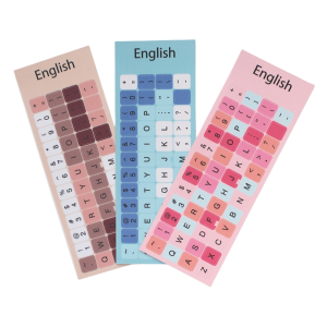 Matte PVC Dust Proof Wear Resistant Sticker Macbook Keyboard Suitable Individual Key Application