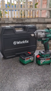 [KÈM PHỤ KIỆN] Máy Bắn Bulong WORKFIX 2100N Không Chổi Than Chuyên Vặn Mở Vặn Ốc Xe Kéo Xe Tải Tấn Ô Tô Xe Máy..