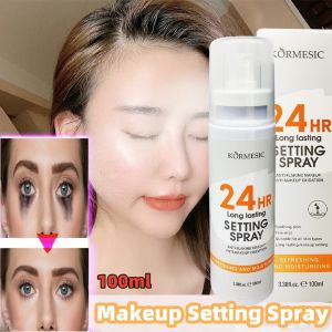 24HR Makeup Spray Oil Control Makeup Setting Spray Beauty Protecting Moisturizing Finish Spray Long Lasting Face Foundation Make Up Mist Matte Base Retainer 100ML