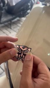 Emblem Akrilik Transformers Mini Autobot Embos