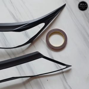 Cover Garnish Lampu Depan Mobil All New Rush / Terios 2018 - 2024 Hitam