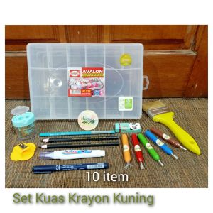 Kotak Peralatan Menggambar Kuas Krayon Alat Kerik 5 Mata Rautan Krayon Rautan 2 Lubang Stipo Artline Drawing Pen 07 Pensil Penghapus Pensil Kaca Peralatan Menggambar