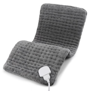 HailiCare | Đệm Sưởi Điện 60x30cm Có Thể Giặt Được Dùng Cho Lưng Và Vai Với 10 Mức Nhiệt 4 Chế Độ Hẹn Giờ Tự Tắt Giúp Giảm Đau Bằng Nhiệt Khô Và Ẩm.