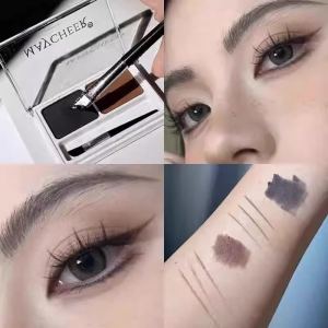 Dual-Color Eyebrow Powder Palette Long-Lasting Natural 3D Wild Eyeliner Powder Easy-To-Use Multi-Functional Makeup Tool