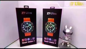 Coonba【Best⭐】Smart Watch Z7 Ultra Galaxy Watch Ultra 1.46-Inch HD Screen Call Function Health Monitoring Music Player Message Push Game Long Standby Sport Smart Watch