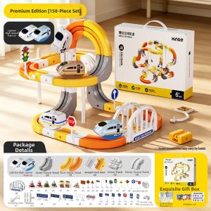 XINGE | Magical Transforming Track Electric Train Toy for Boys 3-6 Years
