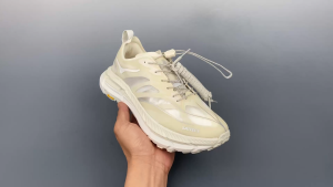 Hoka One Mafate Speed 4 Lite รองเท้าวิ่งจ็อกกิ้งแบบพื้นหนา น้ำหนักเบา สำหรับกิจกรรมกลางแจ้งแบบครอสคันทรี "Joint light bone white beige cicada wing"