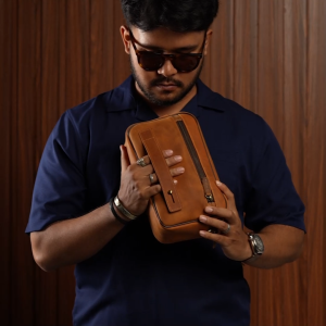 Reven Leather Mahesa Bag - Tas Tangan Selempang Bahu Pria Kulit Sapi Asli Free Random Gift