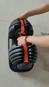 【COD】Adjustable Basic Dumbell 24KG / ADJUSTABLE DUMBBELL BARBEL FITNESS/Peralatan fitness/not bowflex gym import