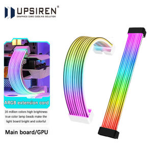 UPSIREN Bendable ARGB Light BoardSuitable For Graphics Card 24pin/8pin/2x8pin/12VHPWR/Motherboard Decorative light strip