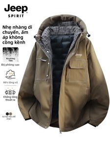 JEEP SPIRIT | Áo Khoác Ánh Sáng Ấm Áp Ngoài Trời