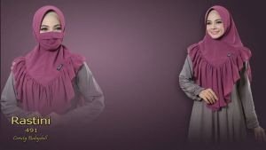 COD BISA Hijab Kepala Pet Antem Kode RASTINI Bahan Ceruty Babydoll Premium By Ory AjeZas Collection