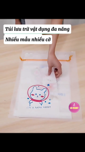 [Hàng tặng] Túi Dây Rút ST GROUP 16x20cm chất liệu PE bền trong suốt đựnġ vật dụng cá nhân mỹ phẩm quần áo giày dép chống thấm nước tiện dụng du lịch thể thao