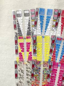 Bicycle Front Fork Sticker Mountain Bike Modified Graffiti Anti Scratch Waterproof UV Transparent Decor Proter Accessories Decal