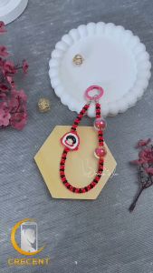 POP MART Karakter PREMIUM Lanyard Tali Gantungan Gelang Strap HP Phone Charm Handphone Device Kamera Handmade Macaron Candy Lanyard Full Warna Korean Style Estetik Bracelet Beads PopMart Labubu Skullpanda Molly Dimoo Crybaby Pucky Hacipupu