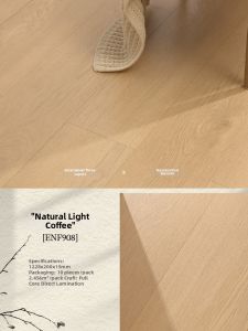 BEIQIVI | Eco-friendly Easy Installation Creamy Style Underfloor Heating Multi-layer Composite Wood Flooring 15mm