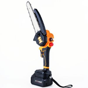 (นำเข้าจากญี่ปุ่น)เลื่อยไฟฟ้าไร้สาย เลื่อยโซ่ไร้สาย 6 นิ้ว 8 นิ้ว เลื่อยไฟฟ้าแบต 2500Wพลังงานสูง ไม่ต้องเสียบปลั๊ก ใช้งานได้นาน อุปกรณ์เสริมฟรี