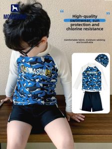 Momasong | Long Sleeve Separates Sun Protection Kids Swimsuit