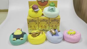 Bandai | Hộp Quà Bí Ẩn Pokémon Mơ Mộng Pikachu Kirby Beast - Đồ Trang Trí Bàn Làm Việc Dễ Thương Mô Hình Nhỏ Quà Tặng Thủ Công Bằng PVC Đồ Sưu Tầm