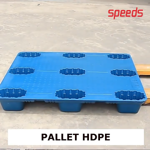 SPEEDS Palet Plastik HDPE 120x100x15cm Plastic Pallet Kaki 9 Kuat Kokoh
