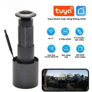 Camera Cửa Thông Minh Wifi 2MP Điều Khiển Bằng Ứng Dụng Tuya Tích Hợp Phát Hiện Chuyển Động Đàm Thoại Hai Chiều Dùng Trong Nhà