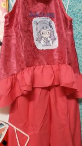 Bộ quần áo yếm gấm lụa trẻ em bé gái 16_22kg 2_4 tuổi set bộ Tết đi học đi chơi dã ngoại trẻ mầm non chồi lá