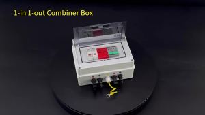 Full Copper Wire 1 in 1 Out DC 600V Photovoltaic Combiner Box Fuse MCB SPD Disconnect Switch for Solar Panel Installation