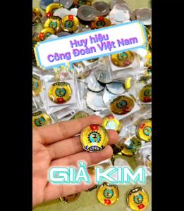 set 10 Huy Hiệu Công Đoàn