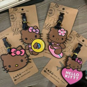 Adorable HelloKitty Cat Series Luggage Tag Travel Bag Anti-Lost Pendant Bag Accessories Other Home Brand YK-GJ-001