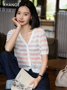 Breathable Lyocell Soft Comfortable Womens Summer Knitted Cardigan