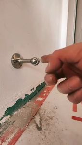 304 Stainless Magnetic Door Stopper Brushed Door Magnetic Suction With Screw For Modern Style Indoor