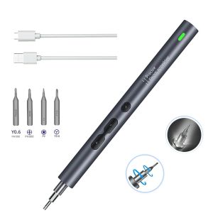 Precision ไขควงไฟฟ้า Handle 6 in 1 เครื่องมือชาร์จไร้สาย Mini ขนาดเล็ก Bits สําหรับ Xiaomi โทรศัพท์มือถือซ่อมใหม่