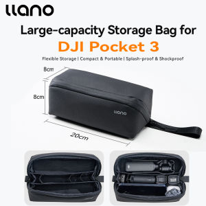 กระเป๋ากล้อง DJI Osmo Pocket 3เคสใส่ของกล่องพกพา8X8X20ซม. กระเป๋าถือกล้องที่สะดวกสบายอุปกรณ์เสริม