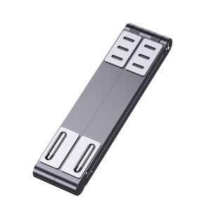BSN | Mini Laptop Holder Aluminum Adjustable Phone Stand For Macbook Pro Air iPad Notebook Tablet Holder 3 in1Portable Stand