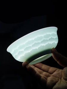 Bát Cơm Sứ Cốc in Nổi Họa Tiết Trang Trí Sáng Tạo Giá Trị Thẩm Mỹ Cao Dùng Trong Gia Đình Bát Sứ Jingdezhen Mới 2025