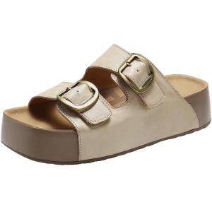 Belle | Buckle Detail Leather Sandals