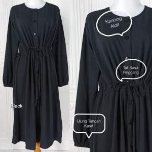 Eurigo - Piko Tunik Wanita Serut Pinggang Busui Babyterry Spandex / R.9 - 259-6055