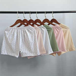 Womens Underwear Pure Cotton High Waist Boxer Underwear Ladieswear Safety Pants Home Pants Elderly Loose Boxer Pajama Pants