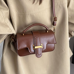 Fashionable Versatile Small Square Bag Womens Crossbody Shoulder Bag Autumn Winter New Style Elegant Single Shoulder Handbag