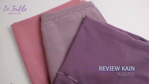 Kain Wolfis Woolpeach 0.5 Meter (Seri 1) - Wolpeach Wolvis Premium